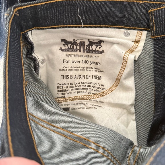 Men's Levi 508 Regular Taper fit Jeans - Picture 9 of 10